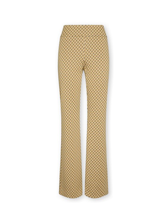 Elena Mirò Elena Mirò Pantaloni di tessuto P082Z000176N001 Crema Regular Fit