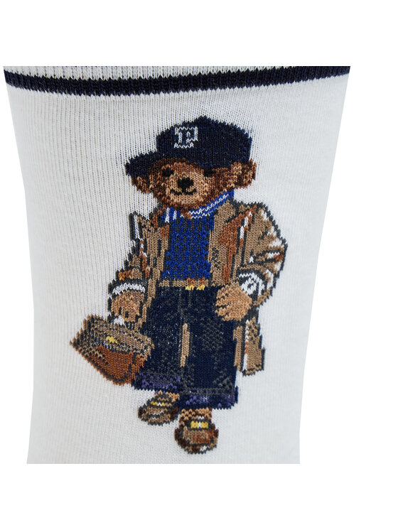 Polo Ralph Lauren Polo Ralph Lauren Dámské klasické ponožky 455923561001 Bílá
