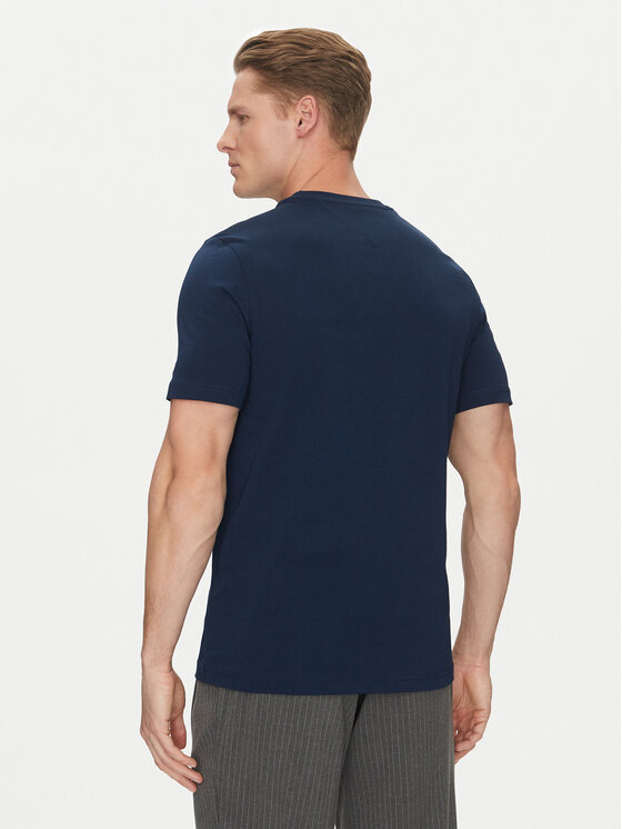 Tommy Hilfiger Tommy Hilfiger Tričko Color Photo Print MW0MW38615 Tmavomodrá Regular Fit