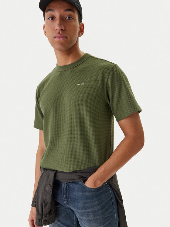 G-Star Raw G-Star Raw T-krekls D28609-E383 Zaļš Regular Fit