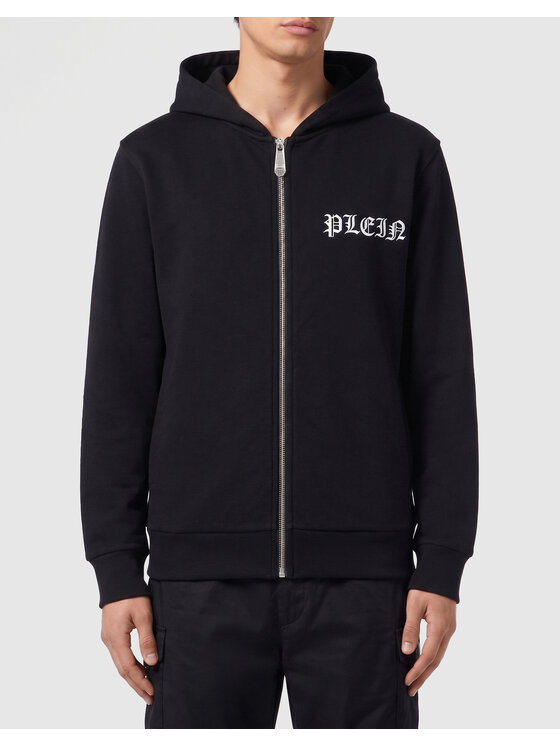 PHILIPP PLEIN PHILIPP PLEIN Bluza 31707 Czarny Athletic Fit