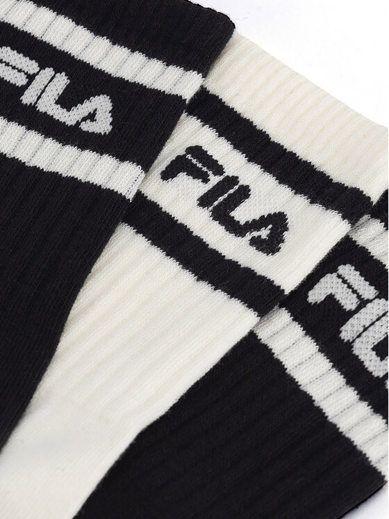Fila Fila Skarpety długie F3608-AW24 (3-pack) Czarny
