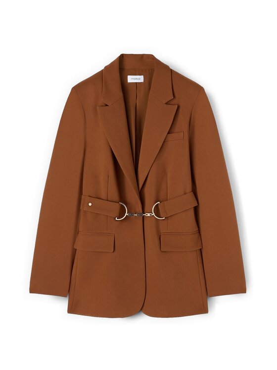 Motivi Motivi Giacca di transizione Q751Q000975N022 Marrone Regular Fit