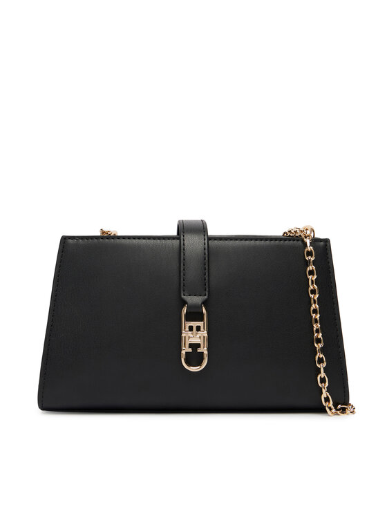 Tommy Hilfiger Tommy Hilfiger Τσάντα Th Libre Chain Crossover AW0AW18614 Μαύρο