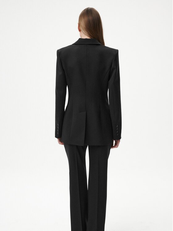 MARI PRETI MARI PRETI Marynarka Serene Czarny Slim Fit