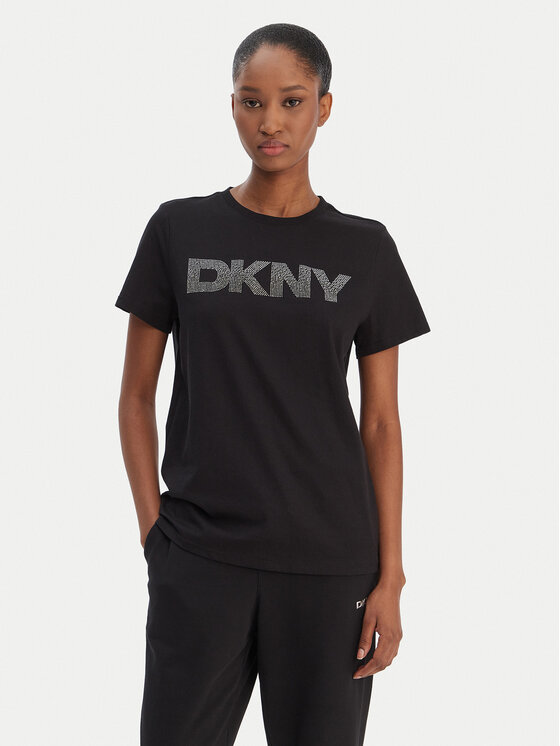DKNY Sport Tricou DP6T1557 Negru Relaxed Fit