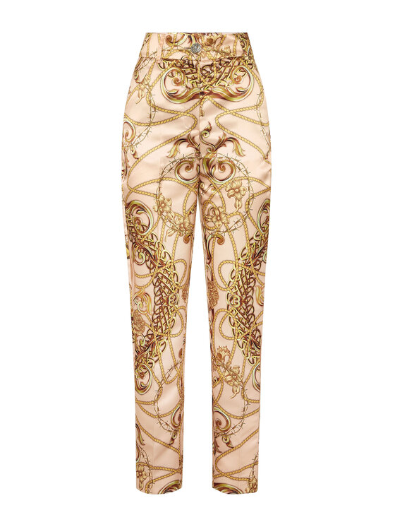 PHILIPP PLEIN PHILIPP PLEIN Spodnie materiałowe 10923 Beżowy Flare Fit