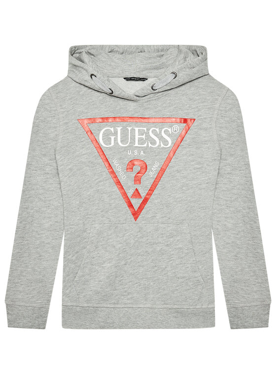 Guess Guess Pulóver L92Q09 KAUG0 Szürke Regular Fit