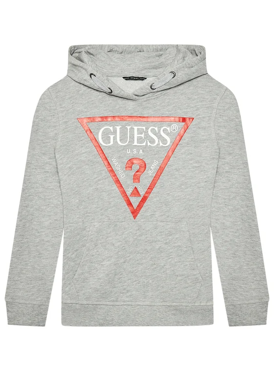 Guess Sweatshirt L92Q09 KAUG0 Grau Regular Fit