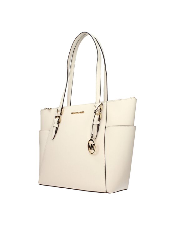 Michael Kors Michael Kors Torebka Beige Leather Shoulder Beżowy