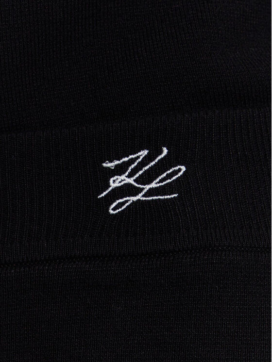 KARL LAGERFELD KARL LAGERFELD Spódnica ołówkowa A3W12023 Czarny Regular Fit