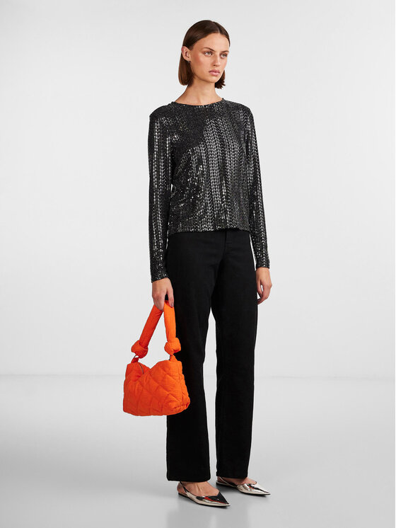 Pieces Pieces Μπλουζάκι 17143894 Μαύρο Regular Fit