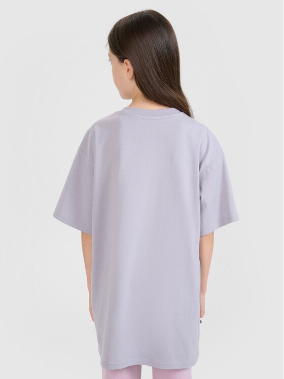 4F 4F T-shirt 4FJRSS25TTSHF2646-25S Grigio Oversize