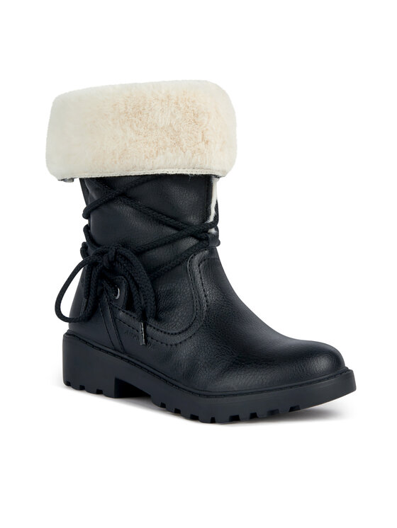 Geox Geox Ботуши J Casey Girl B Abx J367ZA 000BU C9999 D Черен