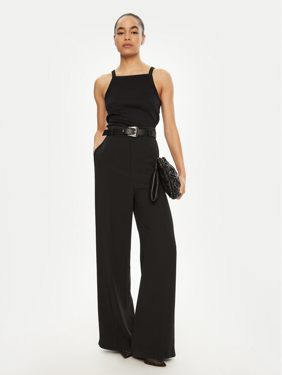 IVY OAK IVY OAK Top Klara Rose IO1100X2362 Schwarz Slim Fit