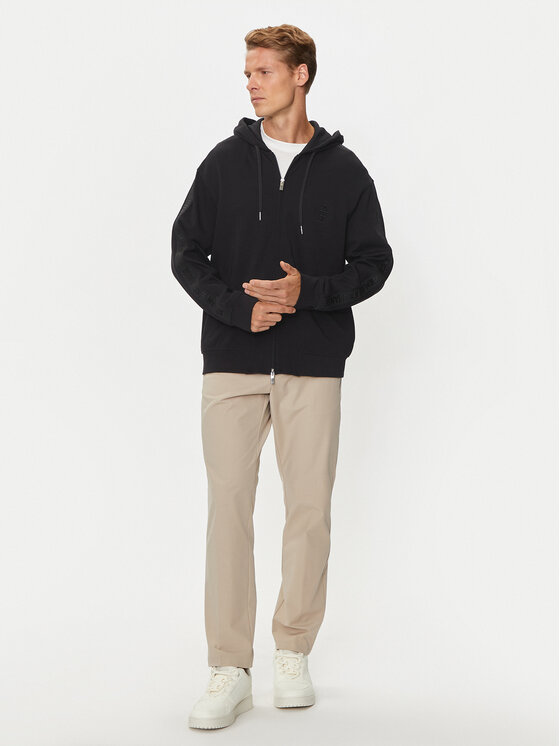 Armani Exchange Armani Exchange Felpa 6DZMLC ZJNNZ 1200 Nero Regular Fit