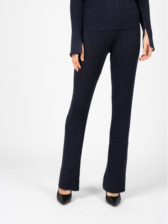 PINKO PINKO Kalhoty z materiálu 100725 A0EV | Campanello Pantalone Tmavomodrá Slim Fit