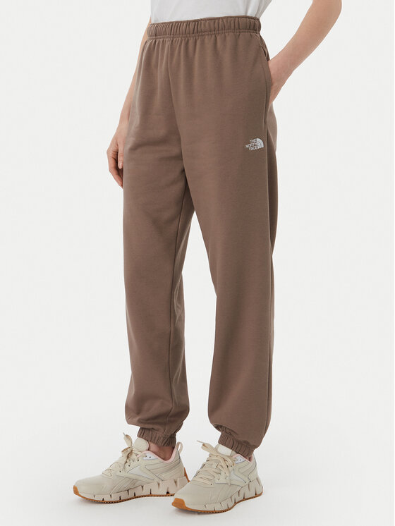 The North Face Pantaloni trening Evolution Simple Dome NF0A8CWV Maro deschis Regular Fit