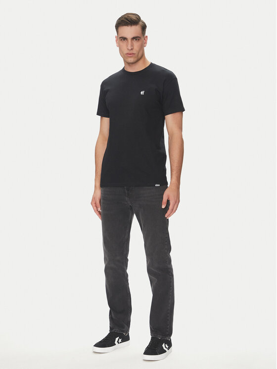 Etnies Etnies T-Shirt Team Emroidery 4130003738 Czarny Regular Fit