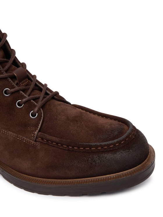 Tommy Hilfiger Tommy Hilfiger Kotníková obuv Cleated W Moc FM0FM05599 Hnědá