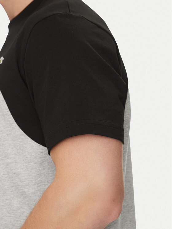 Lacoste Lacoste T-Shirt TH9551 Szary Classic Fit