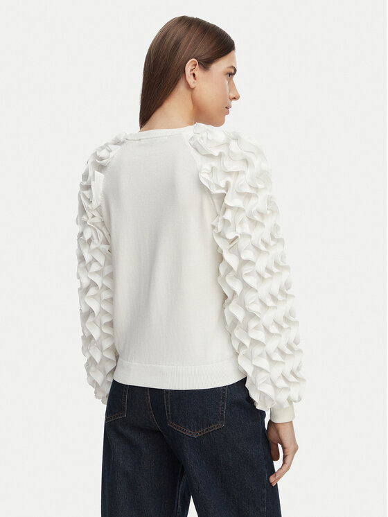 French Connection French Connection Pullover 798E1 Weiß Regular Fit