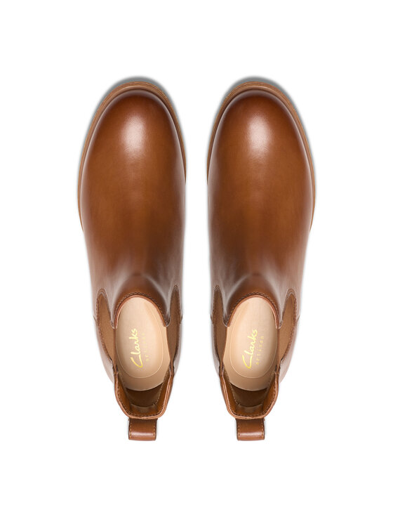Clarks Clarks Gležnjarji Chelsea Havisham Top 26178718 Rjava
