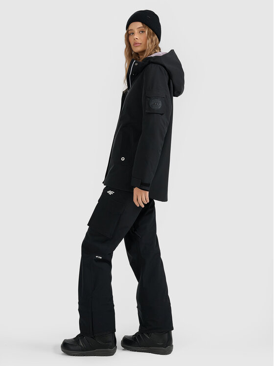 4F 4F Spodnie snowboardowe FREE ON BOARD Czarny Regular Fit