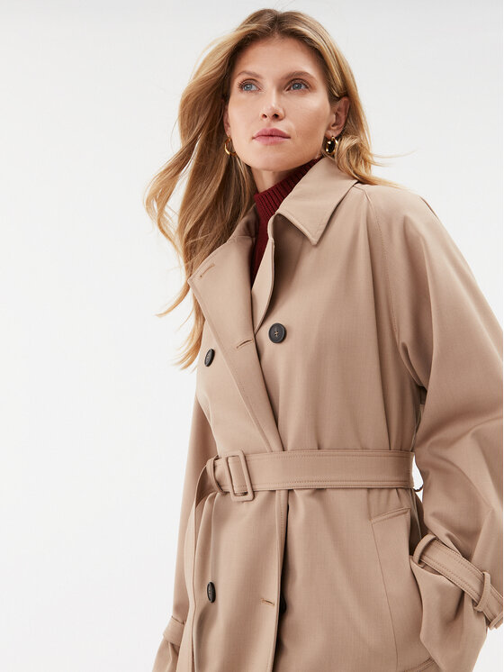 Weekend Max Mara Weekend Max Mara Trench Candida 2350260139 Kaki Regular Fit