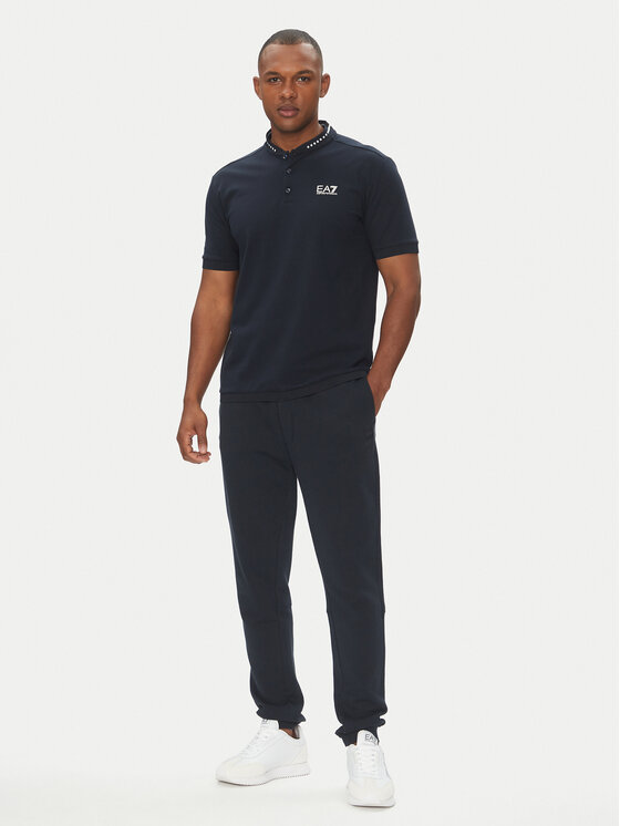 EA7 Emporio Armani EA7 Emporio Armani Polo 7M000183 AF13511 UB102 Granatowy Regular Fit