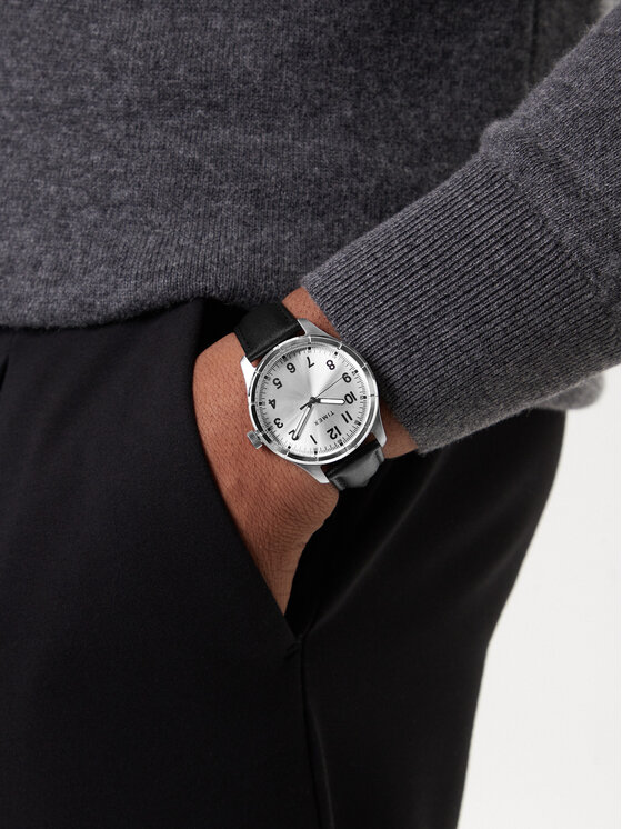 Timex Timex Ročna ura Main Street TW2Y16000 Črna