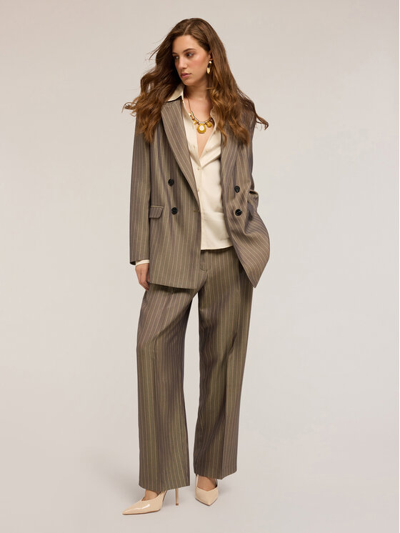 Motivi Motivi Giacca da abito Q740Q000963N0Z5 Grigio Baggy Fit