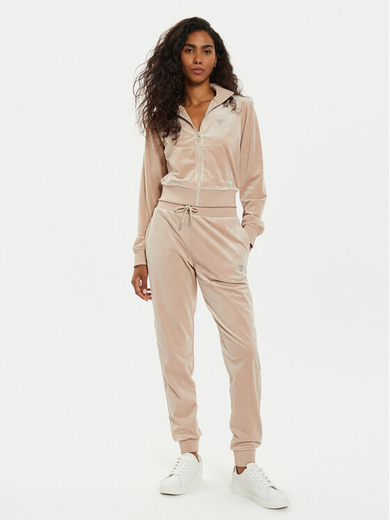 Guess Guess Долнище анцуг V3BB27 KBXI2 Бежов Regular Fit