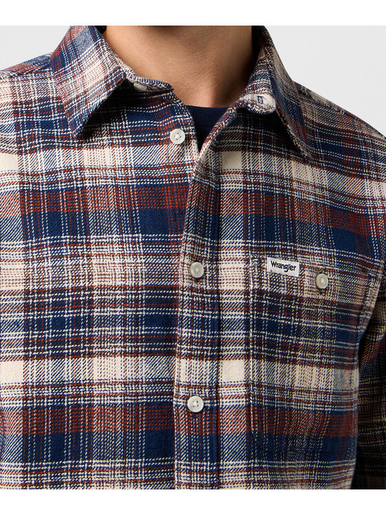 Wrangler Wrangler Koszula 112371556 Kolorowy Regular Fit