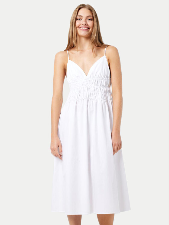 Noisy May Noisy May Φόρεμα καλοκαιρινό Ingrid 27030964 Λευκό Regular Fit