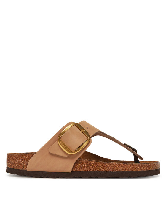 Birkenstock Birkenstock Žabky Gizeh Big Buckle LENB 1024007 Béžová