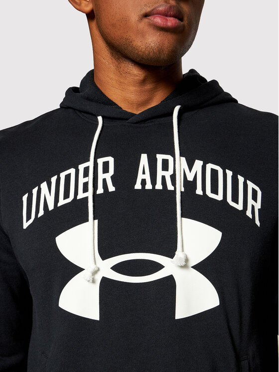 Under Armour Under Armour Bluza Rival Terry Big Logo 1361559 Czarny Loose Fit