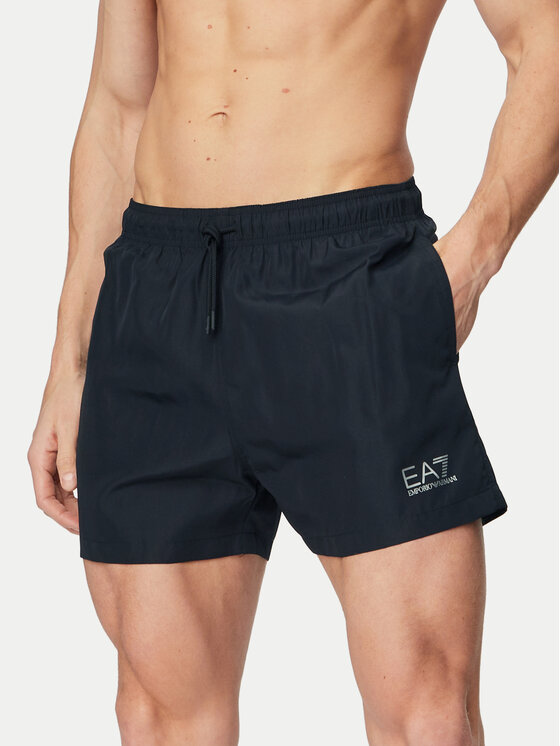 EA7 Emporio Armani EA7 Emporio Armani Plavecké šortky 7M001677 AF13019 MC026 Černá Regular Fit