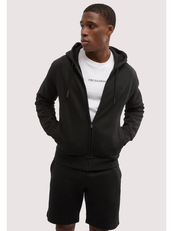 Trussardi Trussardi Felpa G8068000130N033 Nero Regular Fit