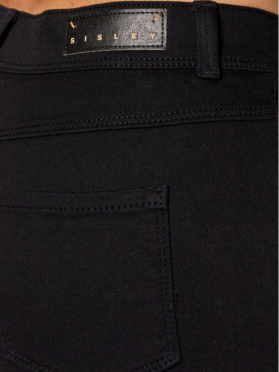 Sisley Sisley Traperice 4ATL57607 Crna Super Skinny Fit