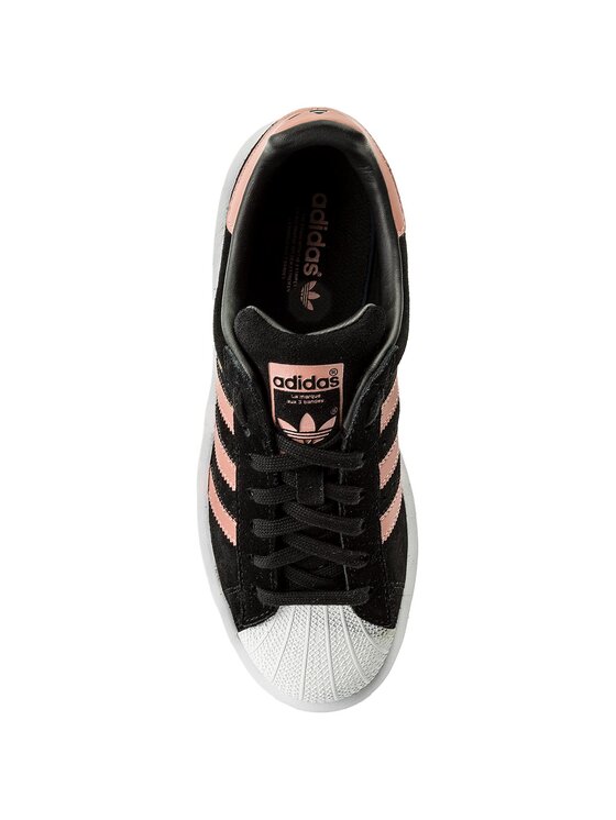 Adidas superstar bold on sale schwarz