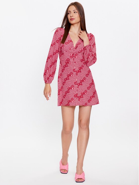 Glamorous Glamorous Ежедневна рокля TM0157A Червен Regular Fit