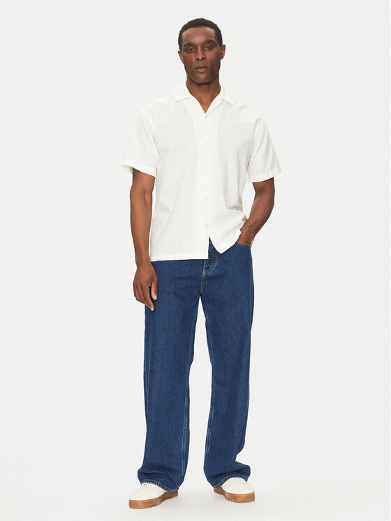 Jack&Jones Jack&Jones Krekls Breeze Resort 12268967 Balts Relaxed Fit