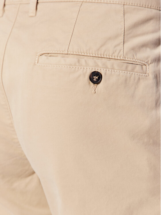 United Colors Of Benetton United Colors Of Benetton Текстилни панталони 4DKH55I18 Бежов Slim Fit