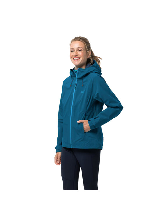 Jack Wolfskin Jack Wolfskin Kurtka przejściowa Jack Wolfskin Highest Peak 3l Jkt W Niebieski Regular Fit