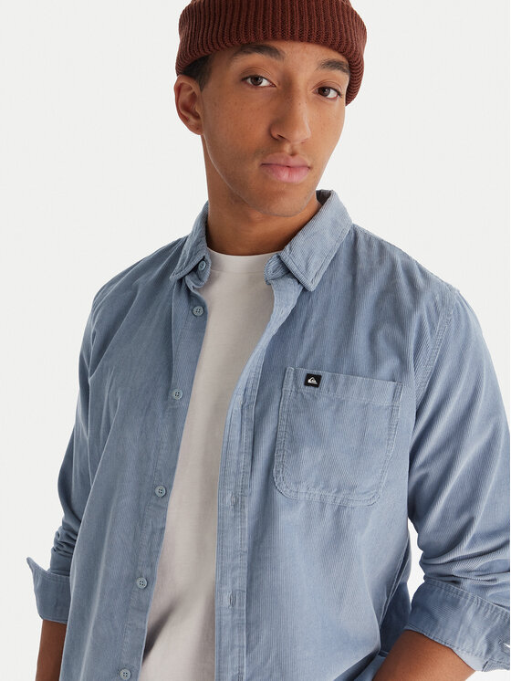 Quiksilver Quiksilver Košile Smoke Trail EQYWT04652 Modrá Regular Fit
