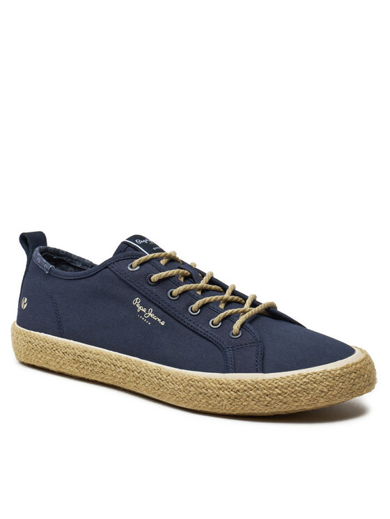 Pepe Jeans Pepe Jeans Espadrilky Port Basic PMS10324 Tmavomodrá