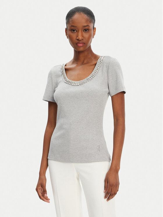 Marciano Guess Marciano Guess T-Shirt 5RGP18 6299A Šedá Regular Fit