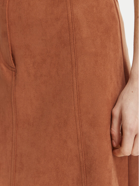 Rinascimento Rinascimento Rock aus Kunstleder CFC0127915003 Braun Regular Fit