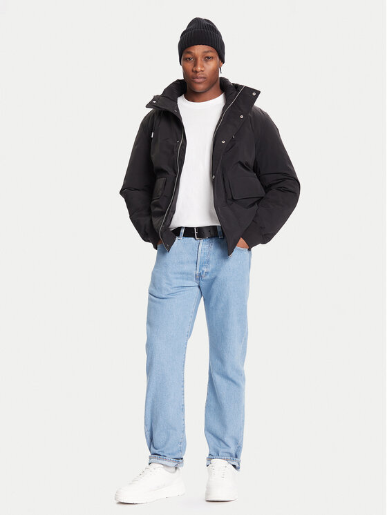 Tommy Jeans Tommy Jeans Зимно яке DM0DM22032 Черен Regular Fit
